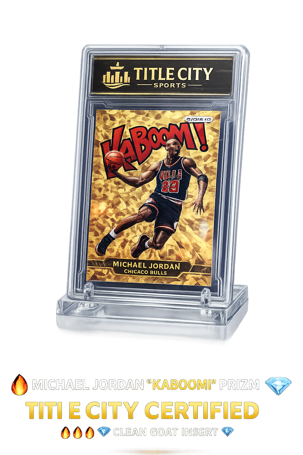 Michael Jordan Gold #1/1 KABOOM!